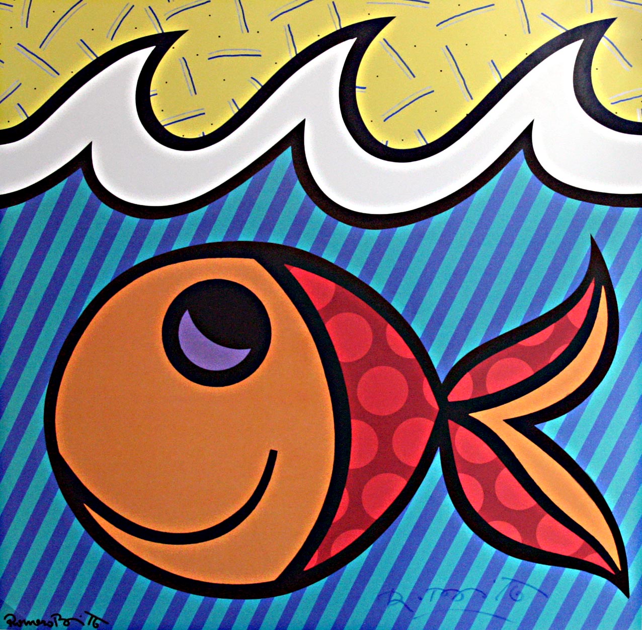 Romero Britto - Boom Fish - Imagem 2