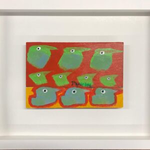 Rogério Dias - Sem título (passarinhos verdes)