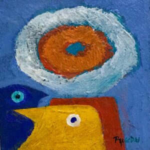 Rogério Dias - Sem título (passáros azul e amarelo)