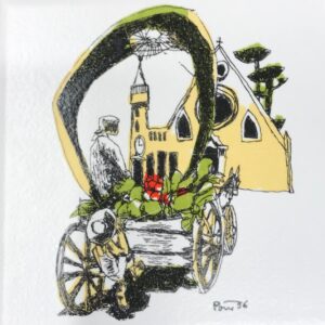 Mini azulejo Poty - Largo da Ordem II (sem moldura)