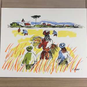 Azulejo com moldura - Ikoma