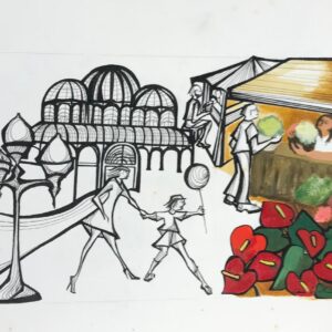 Paula Schimidlin - Sem título (jardim botânico com antúrios)