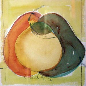 Claudia Capelli - Natureza Morta (legumes e fundo claro)