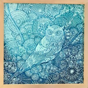 Carla Schwab - Natureza Rendada - Coruja