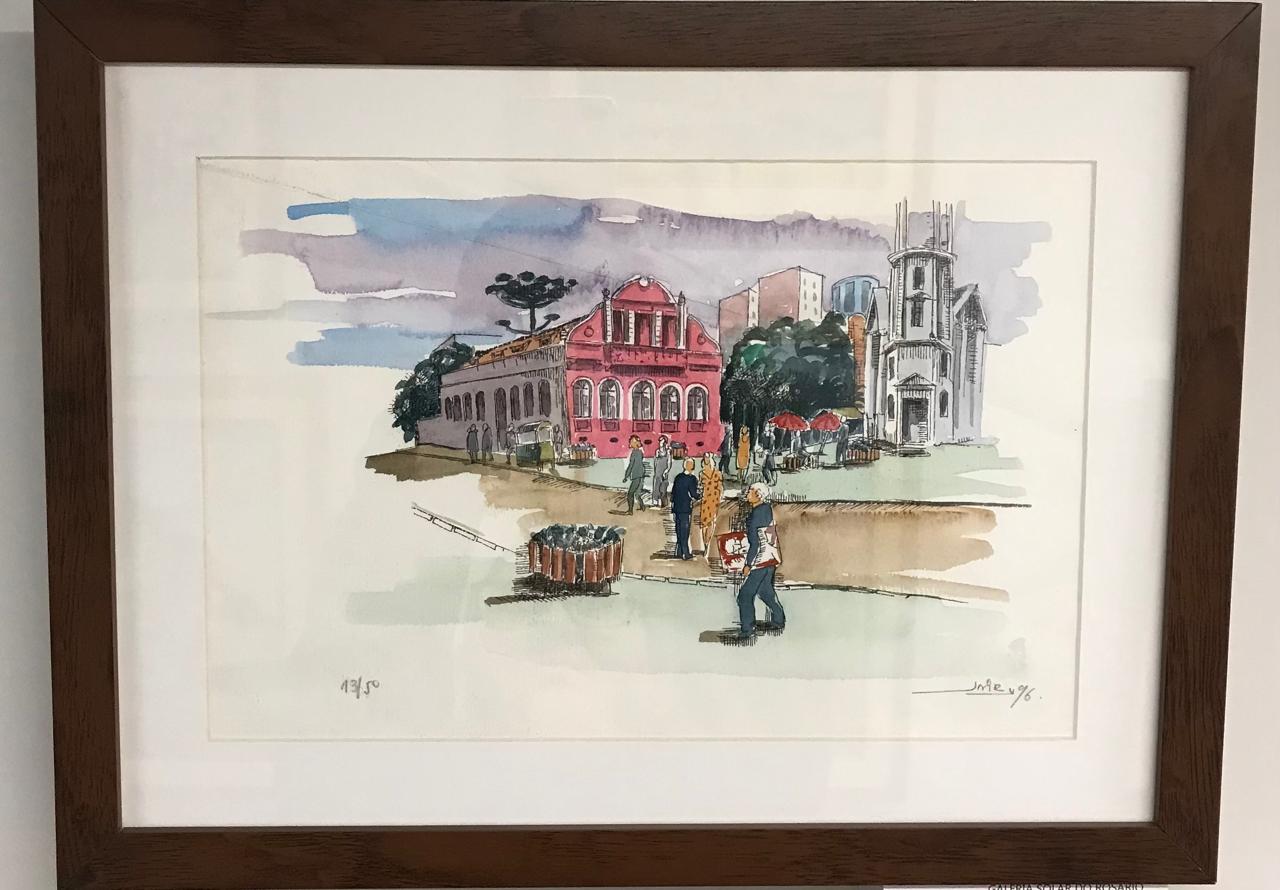 Jair Mendes - Imagens de Curitiba (com moldura) - Imagem 2