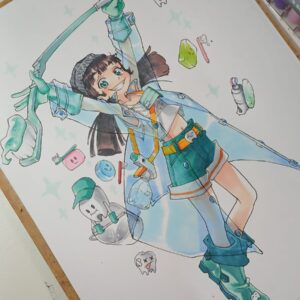 Workshop de férias: Como colorir mangá com marcadores copic