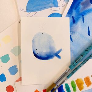 Oficina Lúdica de Aquarela para crianças: Animais e Criaturas Mágicas - Janeiro 2026