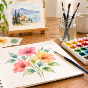 Aquarela para Iniciantes - 2026